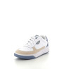 Baskets basses blanches et bleues